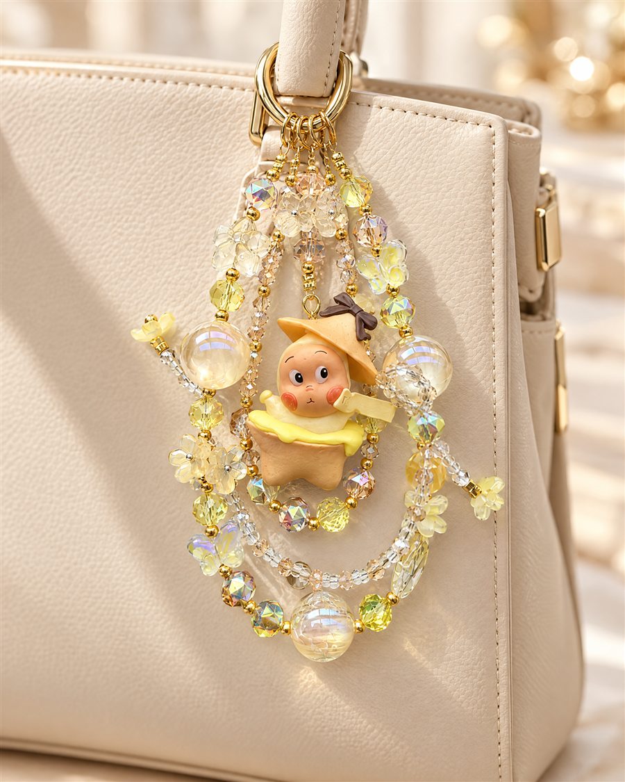 Fortune Charm on a handbag