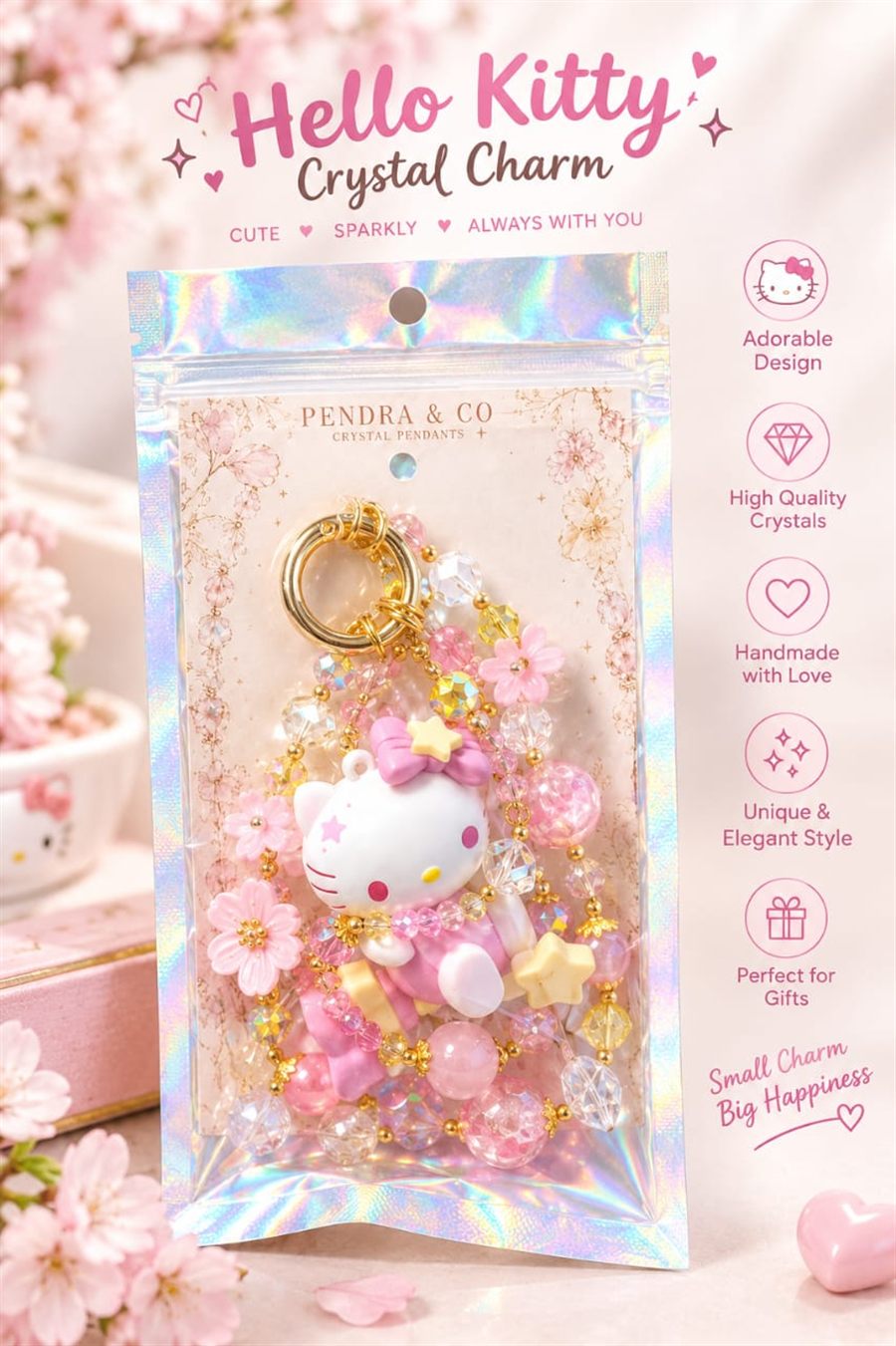 Hello Kitty Charm styled