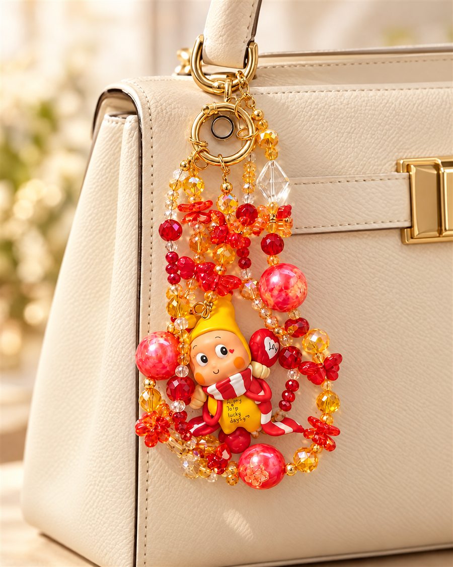 Lucky Charm on a handbag