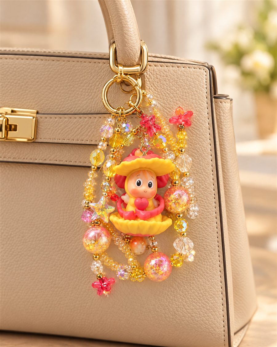 Make a Wish Charm on a handbag
