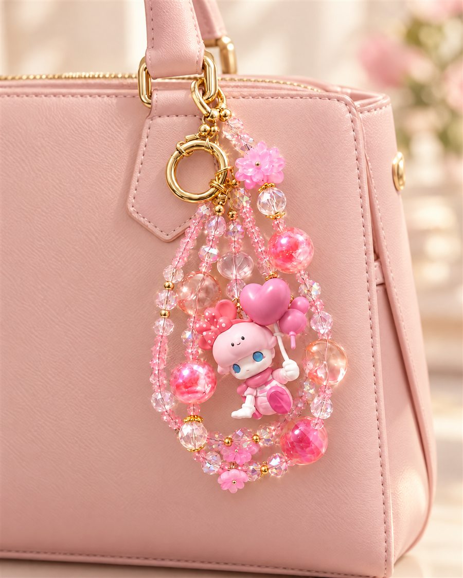 My Melody Charm on a handbag