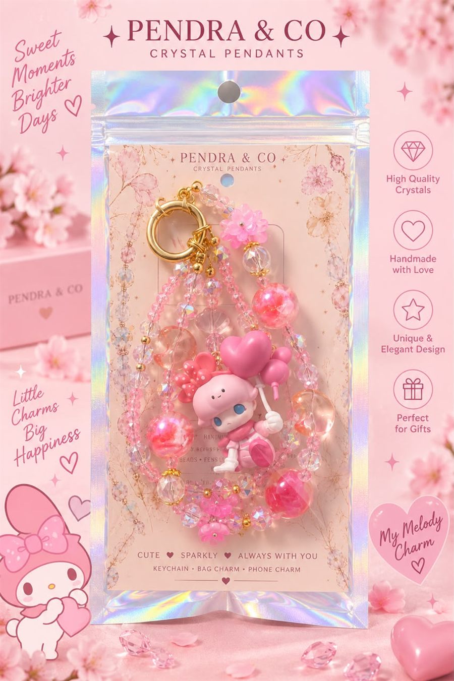 My Melody Charm styled