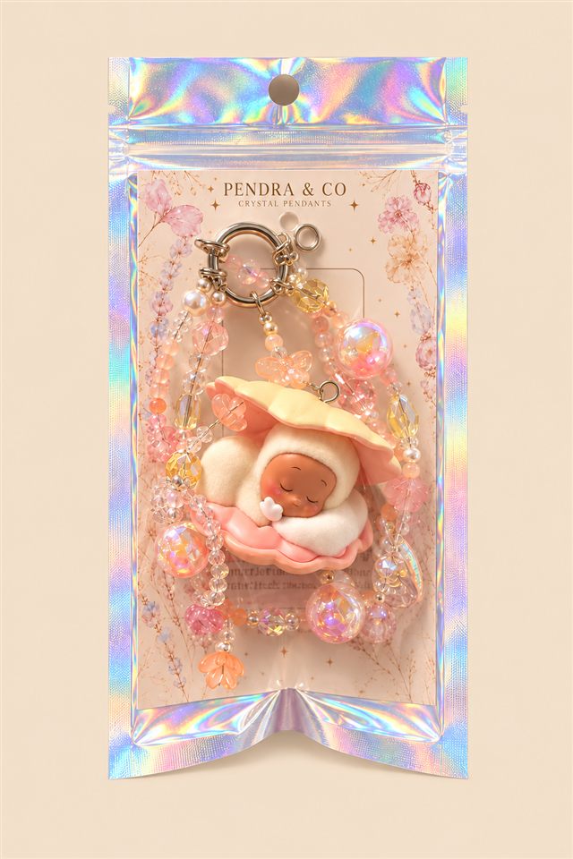 Sleeping Seashell Charm