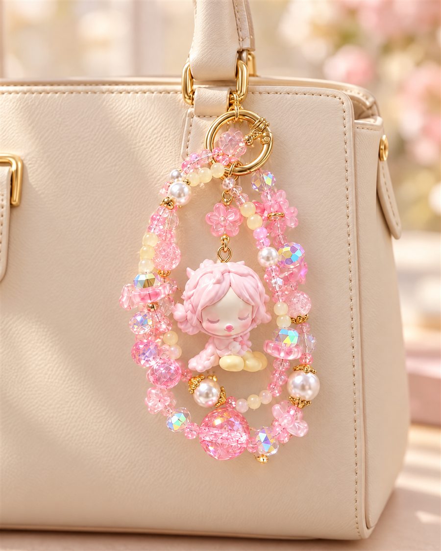 Sweet Charm on a handbag